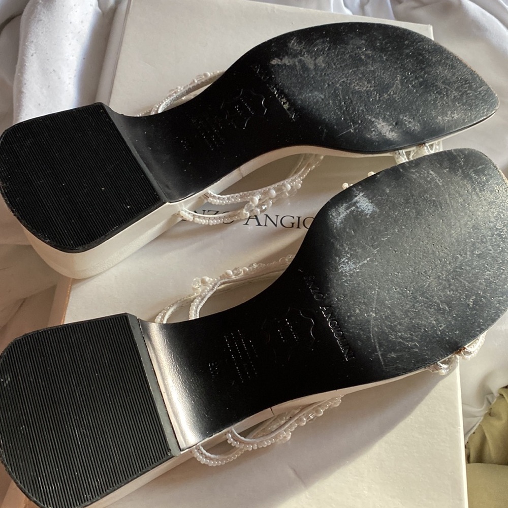 White Beaded slip on Elegant Enzo Angiolini - Picture 6 of 7